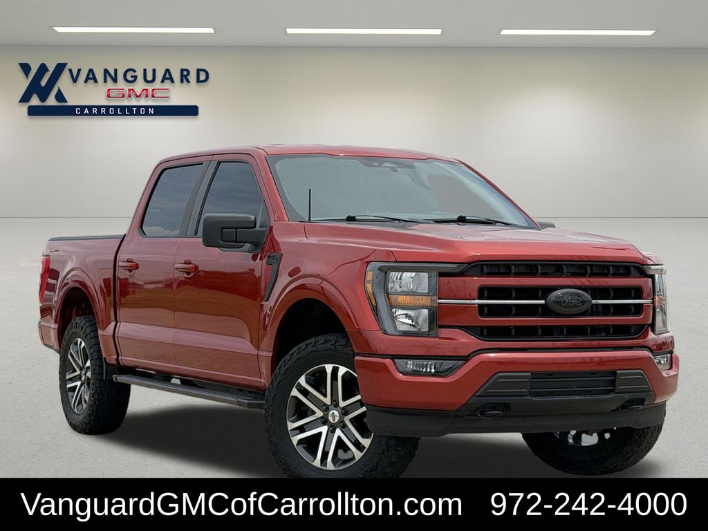 Chili Pepper Red 2023 Ford F-150 XL SuperCrew 4WD Pickup Truck Four-Wheel Drive Automatic