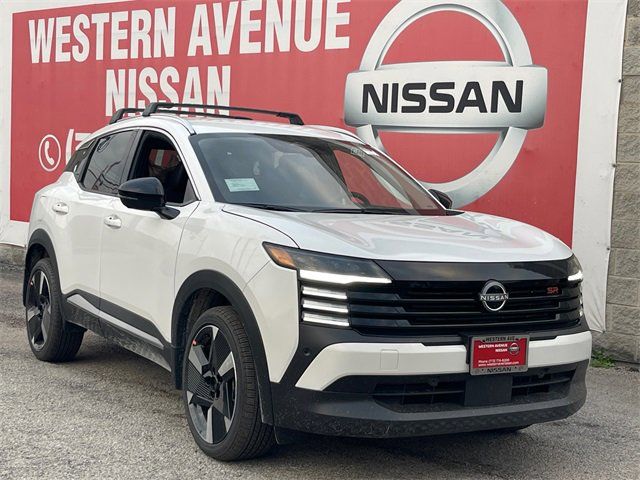 Aspen White Tricoat 2026 Nissan Kicks SR AWD SUV / Crossover All-Wheel Drive Continuously Variable Transmission