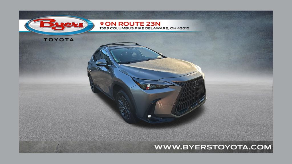 Silver 2025 Lexus NX SUV / Crossover Front-Wheel Drive 8-Speed Automatic