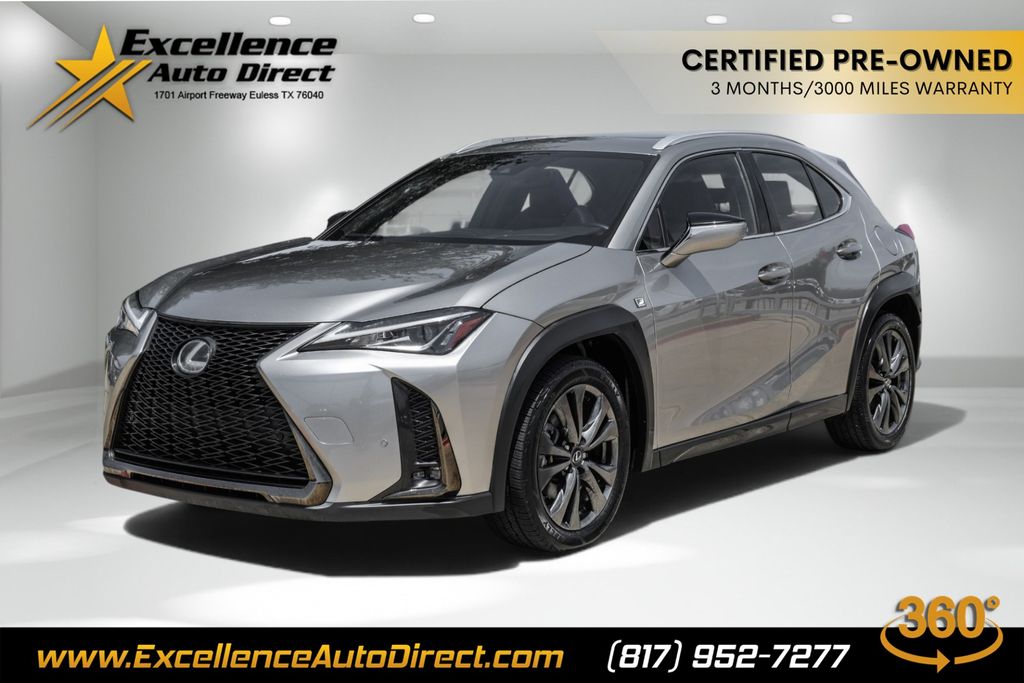 Silver 2019 Lexus UX SUV / Crossover Front-Wheel Drive Continuously Variable Transmission
