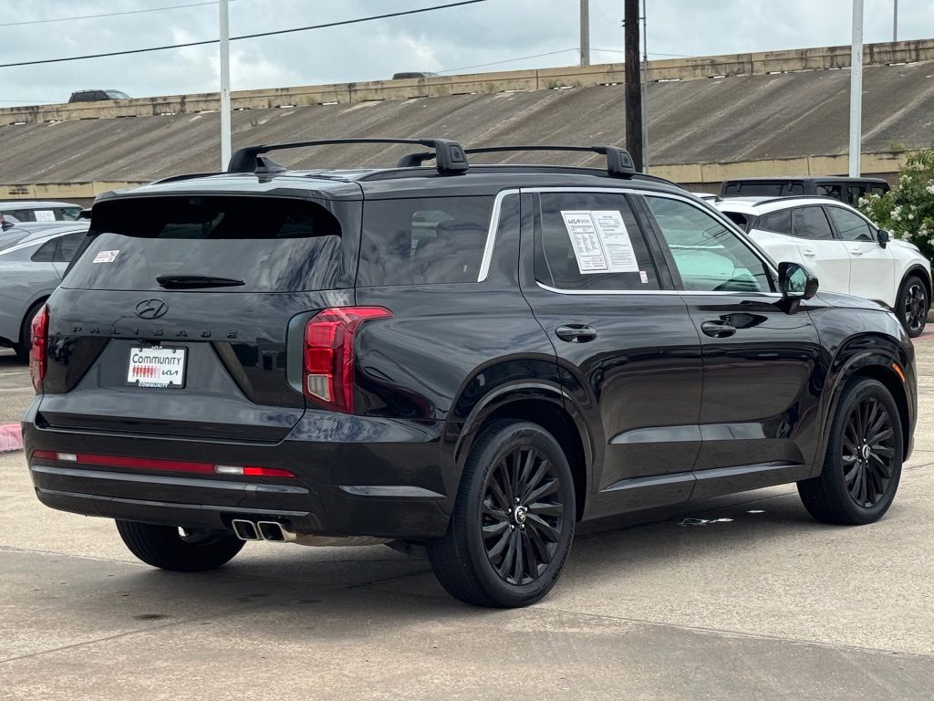 2024 Hyundai Palisade Calligraphy Night Edition Black at Don McGill Toyota