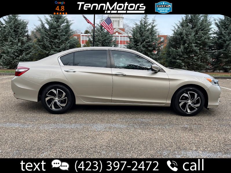 Champagne Frost Pearl 2016 Honda Accord LX Sedan Front-Wheel Drive Continuously Variable Transmission