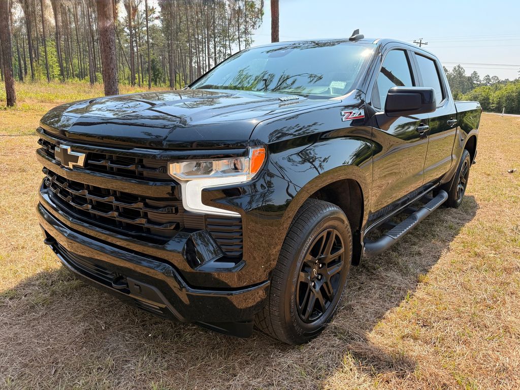 Black 2023 Chevrolet Silverado 1500 Pickup Truck Four-Wheel Drive Automatic