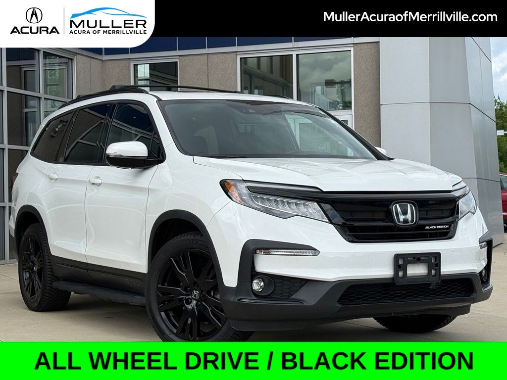 White 2021 Honda Pilot SUV / Crossover All-Wheel Drive 9-Speed Automatic