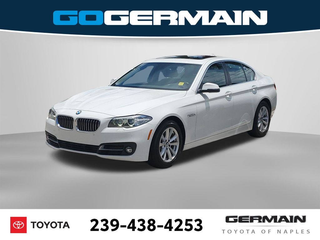 Alpine White 2015 BMW 5 Series Sedan All-Wheel Drive 8-Speed Automatic