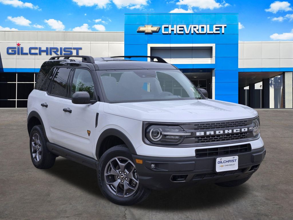 Oxford White 2022 Ford Bronco Sport SUV / Crossover All-Wheel Drive 8-Speed Automatic