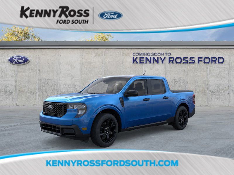 Blue 2025 Ford Maverick Pickup Truck All-Wheel Drive 8-Speed Automatic