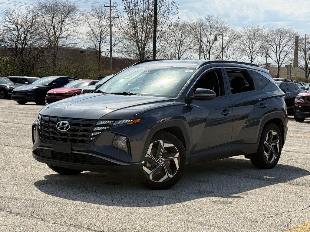 Portofino Gray 2022 Hyundai Tucson SEL FWD SUV / Crossover Front-Wheel Drive 8-Speed Automatic