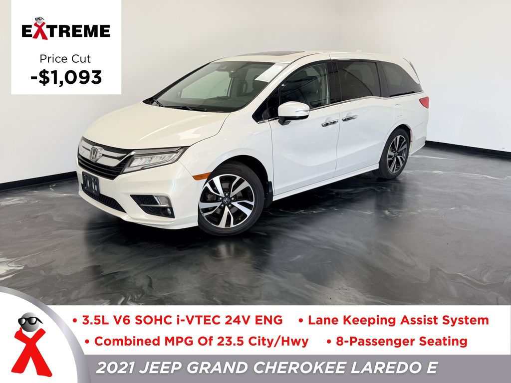 White 2019 Honda Odyssey Minivan Front-Wheel Drive Automatic