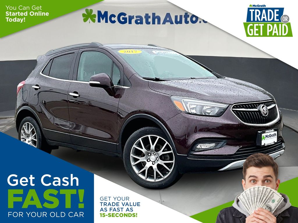 Black Cherry Metallic 2017 Buick Encore Sport Touring AWD SUV / Crossover All-Wheel Drive 6-Speed Automatic Overdrive