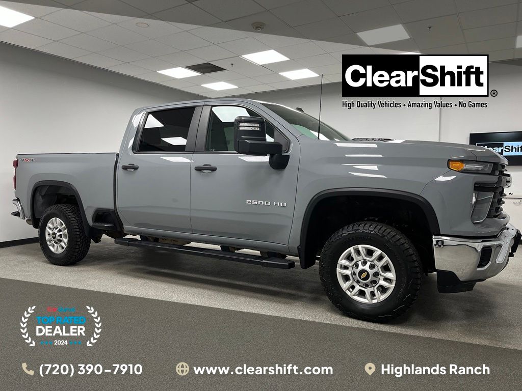 Slate Gray Metallic 2024 Chevrolet Silverado 2500HD Pickup Truck Four-Wheel Drive 10-Speed Automatic