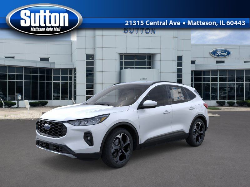 Silver Metallic 2026 Ford Escape Hybrid ST-Line Select AWD SUV / Crossover All-Wheel Drive Continuously Variable Transmission