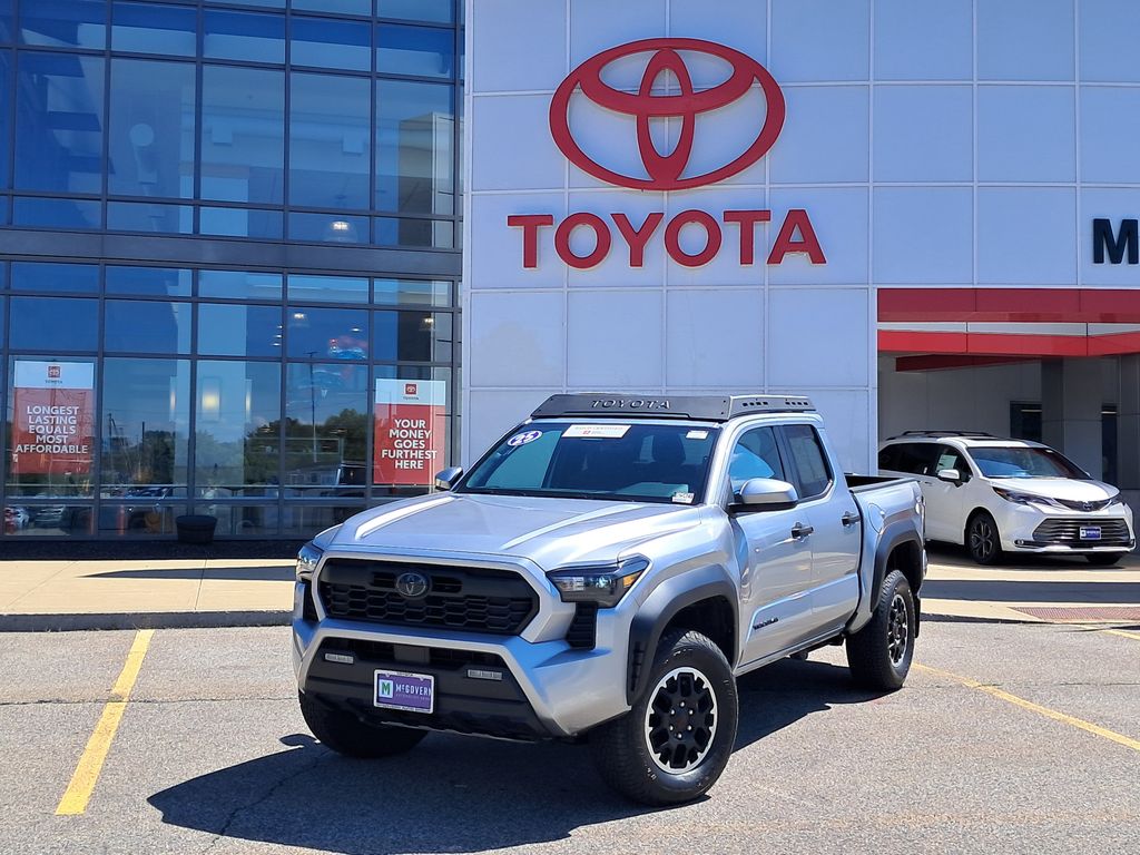Celestial Silver Metallic 2025 Toyota Tacoma Pickup Truck Four-Wheel Drive 8-Speed Automatic