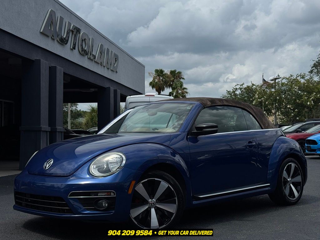 Blue Metallic 2013 Volkswagen Beetle Convertible Front-Wheel Drive 6-Speed Dual Clutch