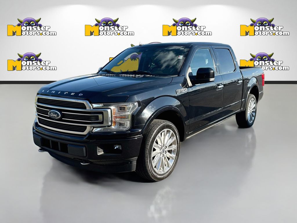 Black 2020 Ford F-150 Pickup Truck Four-Wheel Drive Automatic