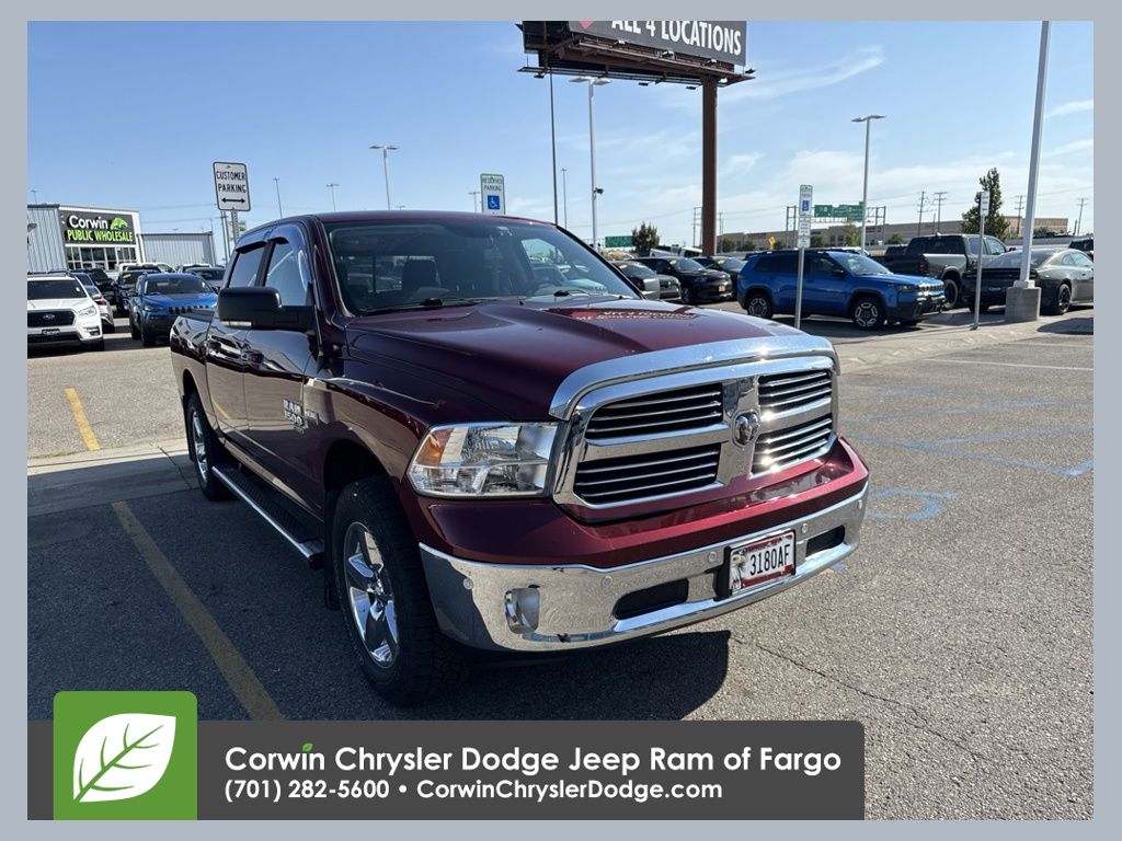 Delmonico Red Pearlcoat 2019 RAM 1500 Pickup Truck Four-Wheel Drive 8-Speed Automatic