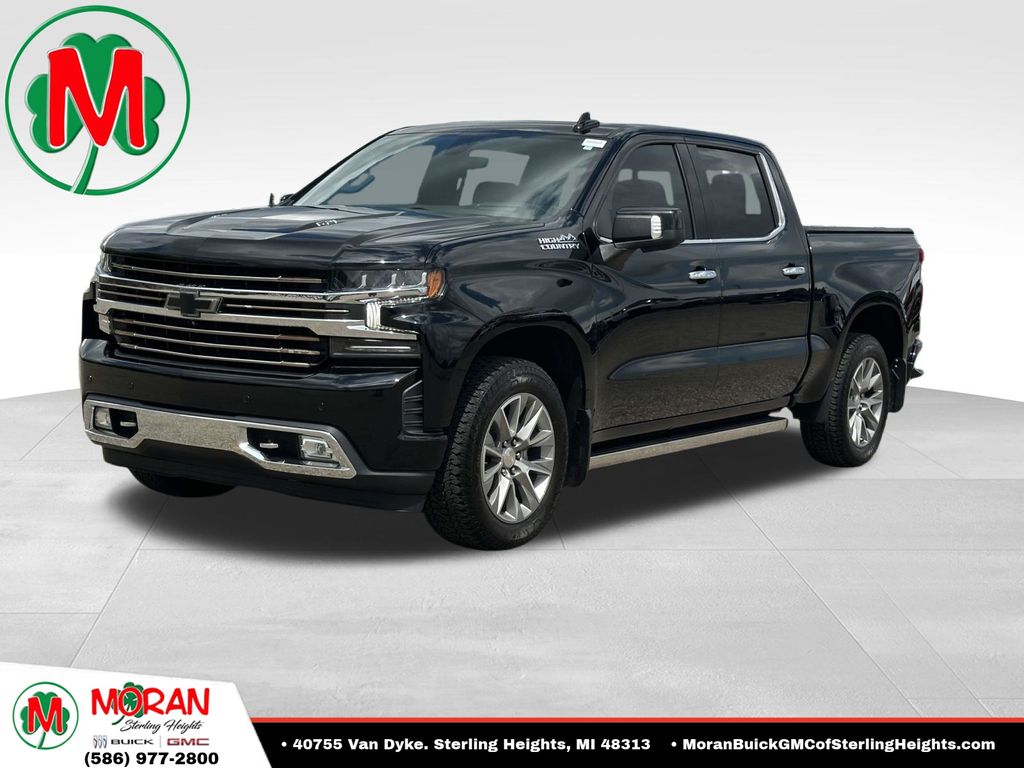Black 2021 Chevrolet Silverado 1500 Pickup Truck Four-Wheel Drive Automatic