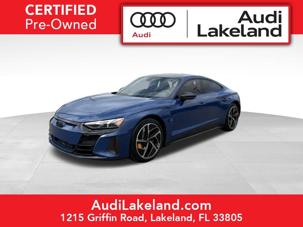 Ascari Blue Metallic 2024 Audi RS e-tron GT quattro AWD Sedan All-Wheel Drive 1-Speed Automatic