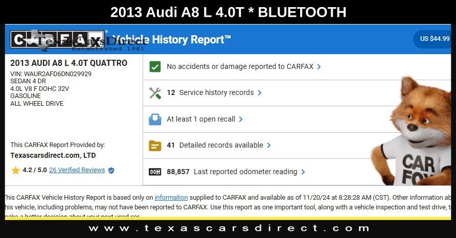 2013 Audi A8 L 4.0T 10