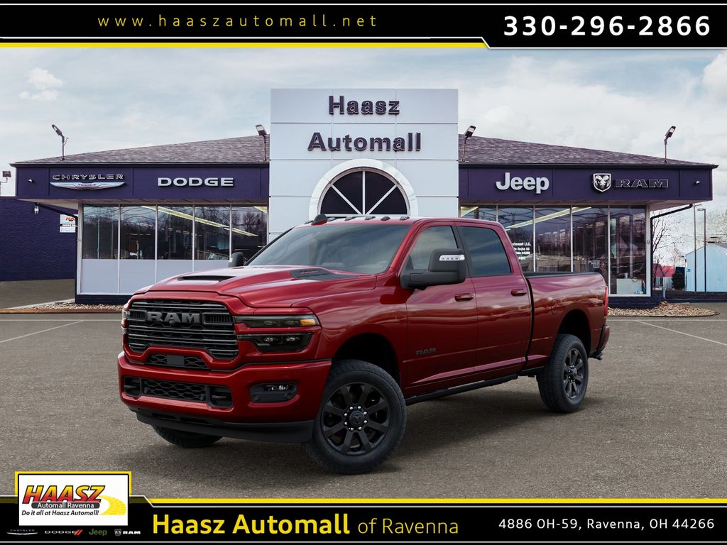 Molten Red Pearlcoat 2026 RAM 3500 Pickup Truck Four-Wheel Drive 8-Speed Automatic