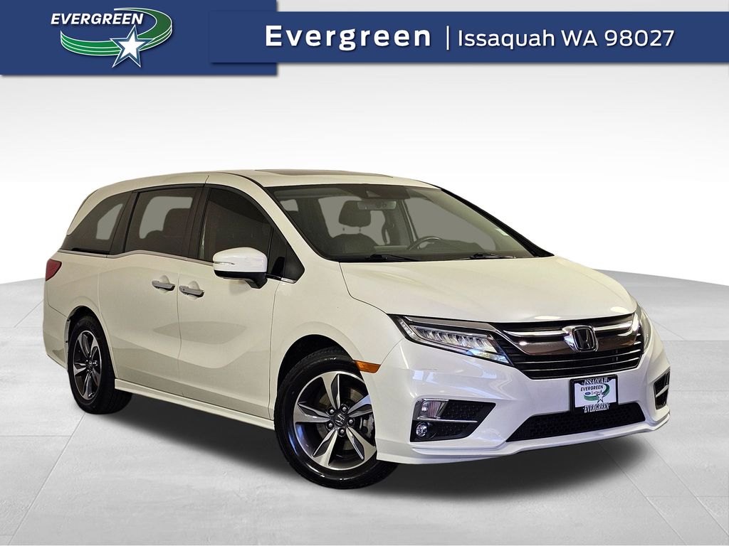 White Diamond Pearl 2019 Honda Odyssey Minivan Front-Wheel Drive Automatic