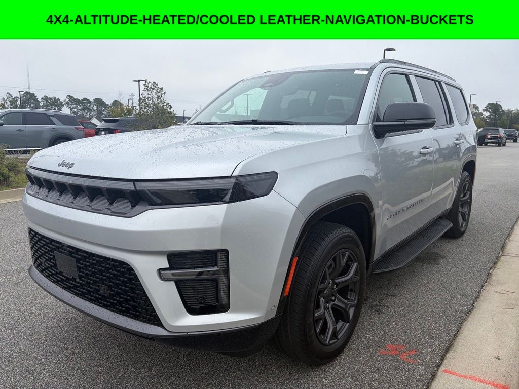 Silver Zynith 2026 Jeep Grand Wagoneer SUV / Crossover Four-Wheel Drive 8-Speed Automatic