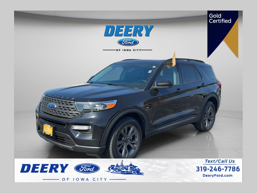 Agate Black Metallic 2024 Ford Explorer SUV / Crossover All-Wheel Drive 10-Speed Automatic