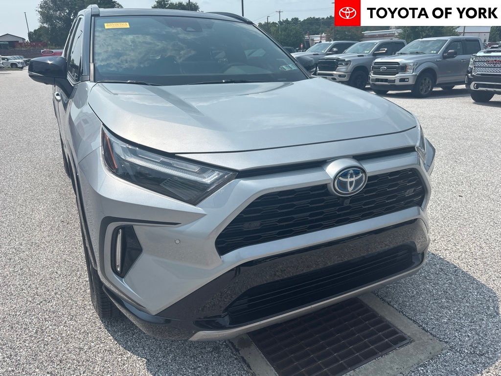 Silver Sky Metallic 2024 Toyota RAV4 Hybrid SUV / Crossover All-Wheel Drive Continuously Variable Transmission