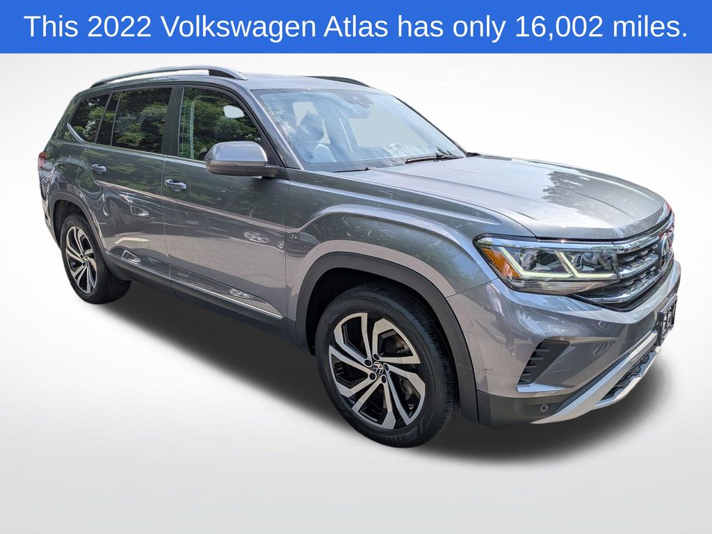 Platinum Gray Metallic 2022 Volkswagen Atlas SUV / Crossover All-Wheel Drive 8-Speed Automatic