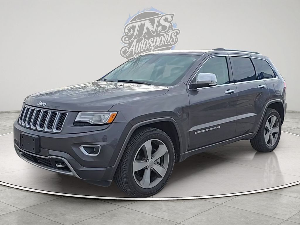 Gray (Granite Crystal Metallic Clearcoat) 2015 Jeep Grand Cherokee Overland SUV / Crossover 4X2 8-Speed Automatic