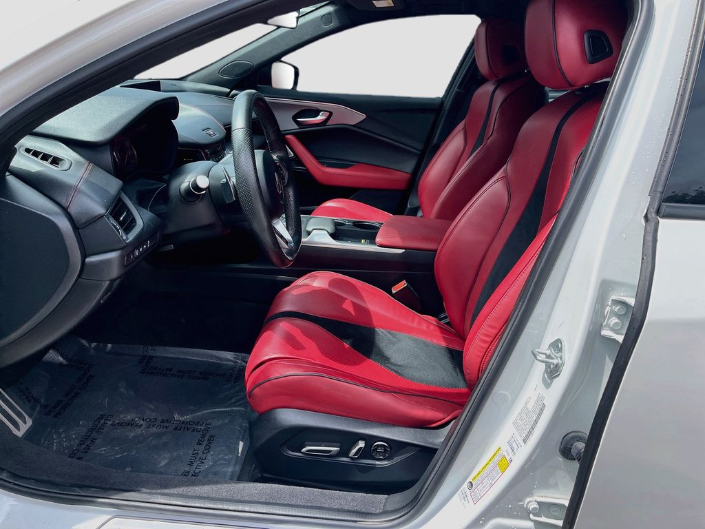 2023 Acura TLX Type S White at Texan Dodge Chrysler Jeep Ram