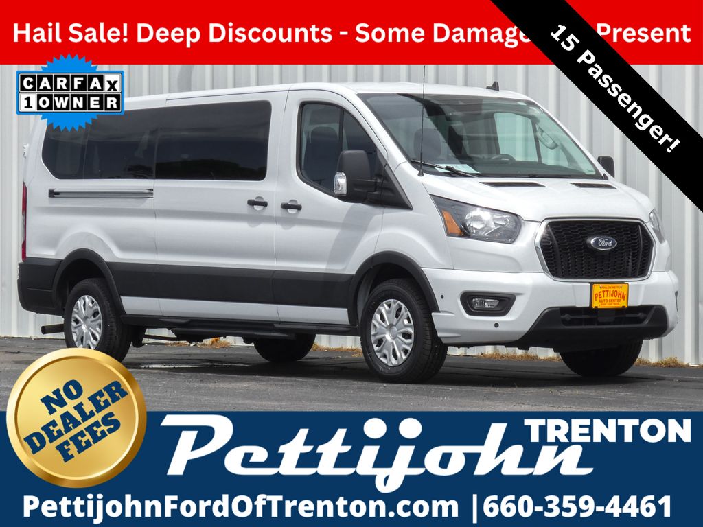 Oxford White 2025 Ford Transit Passenger 350 XLT Low Roof LB RWD Van Rear-Wheel Drive