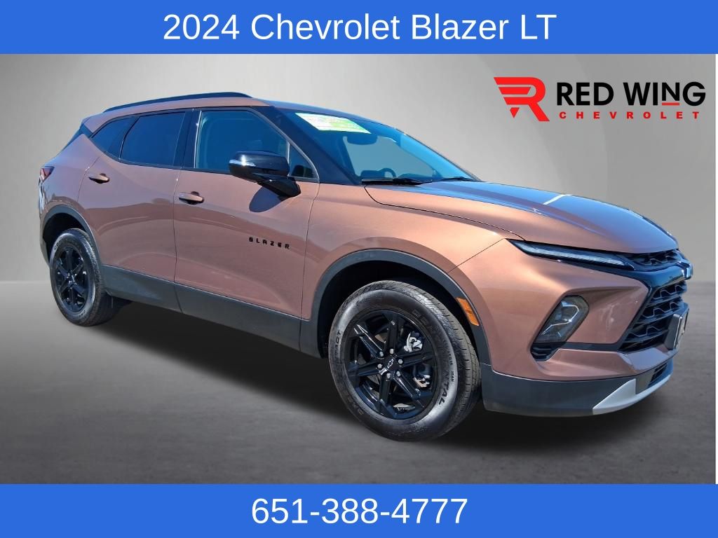 Red (Copper Bronze Metallic) 2024 Chevrolet Blazer SUV / Crossover All-Wheel Drive 9-Speed Automatic Overdrive
