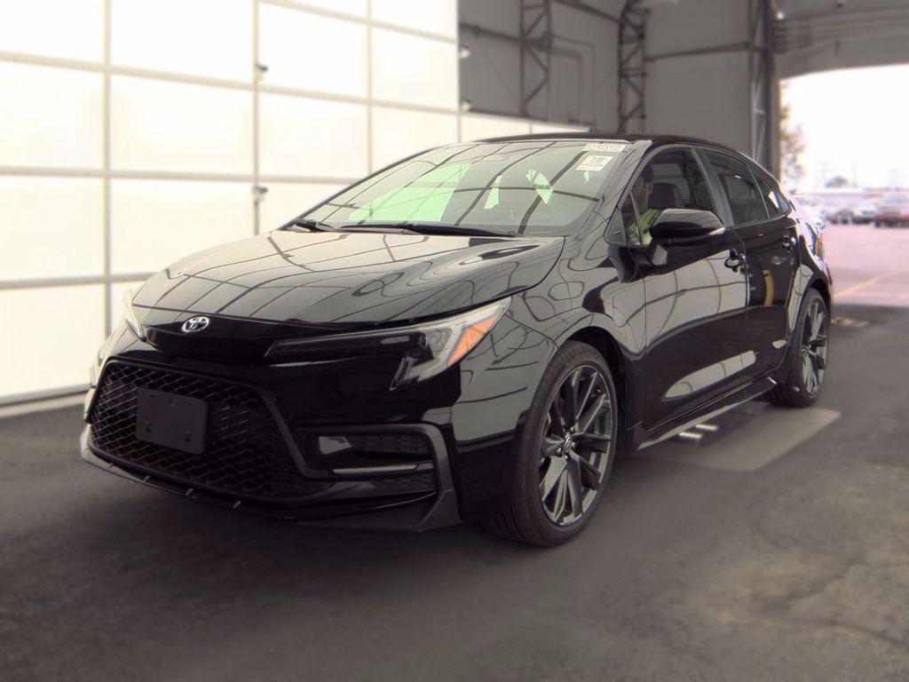 Midnight Black Metallic 2024 Toyota Corolla Sedan Front-Wheel Drive Continuously Variable Transmission