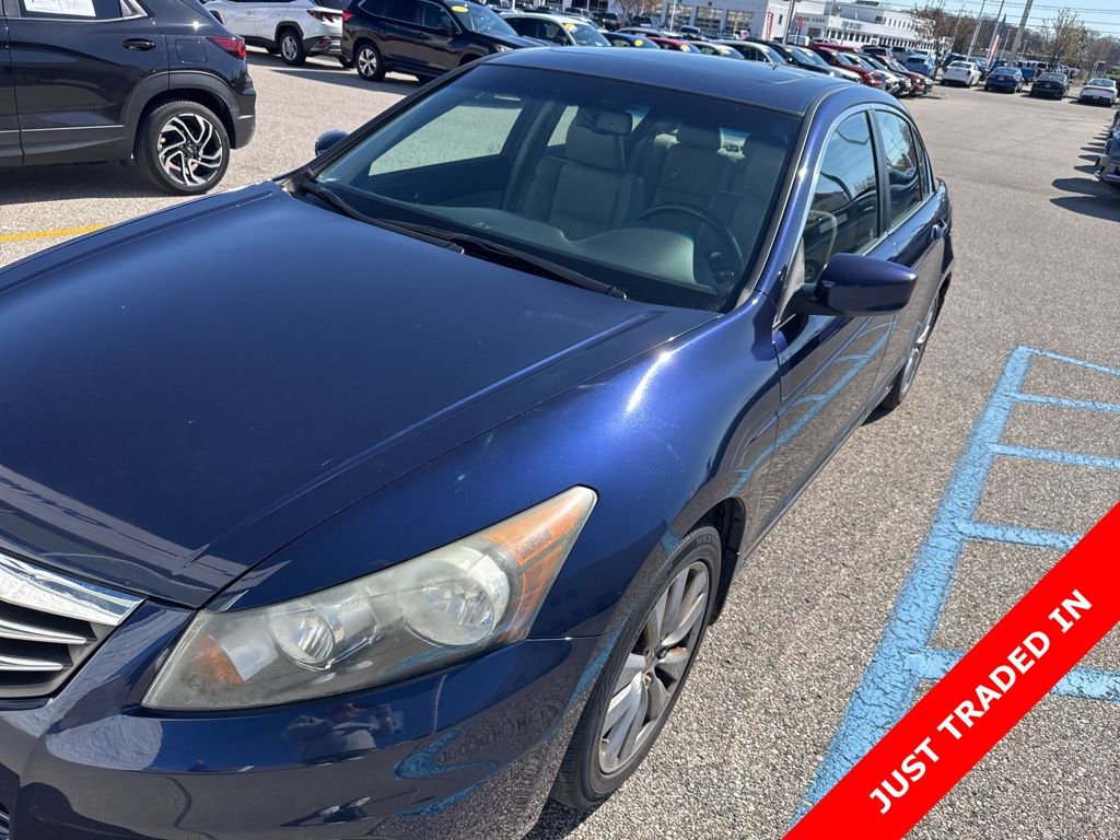 Royal Blue Pearl 2011 Honda Accord EX-L Sedan Front-Wheel Drive 5-Speed Automatic Overdrive