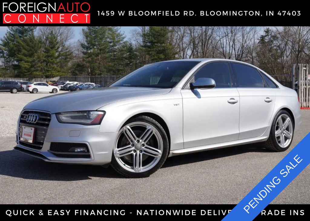 Silver 2014 Audi S4 Sedan All-Wheel Drive 7-Speed Automatic