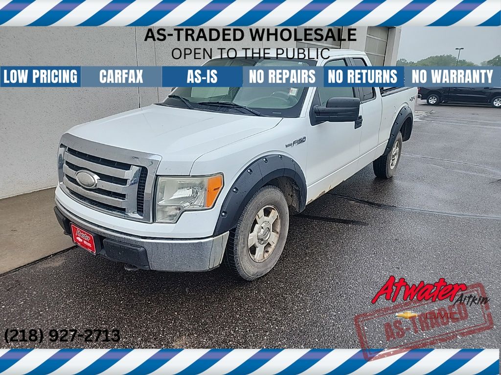 White 2009 Ford F-150 Pickup Truck Four-Wheel Drive 6-Speed Automatic