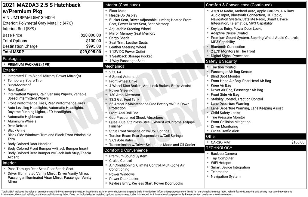 Certified Used 2021 Gray Mazda Premium image 5