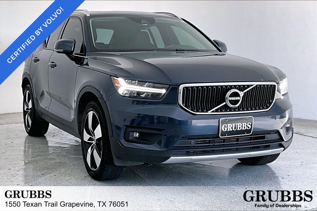 Denim Blue Metallic 2021 Volvo XC40 SUV / Crossover Front-Wheel Drive Automatic