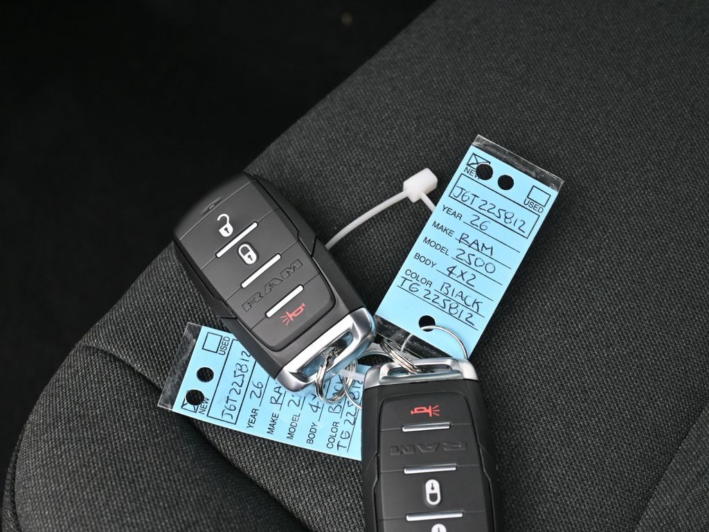 New 2026 Diamond Black Crystal Pearlcoat Ram Tradesman image 18