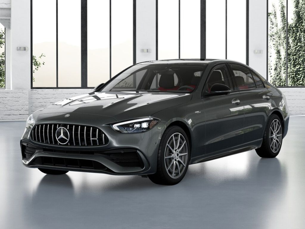 Selenite Gray Metallic 2026 Mercedes-Benz C-Class Sedan All-Wheel Drive 9-Speed Automatic
