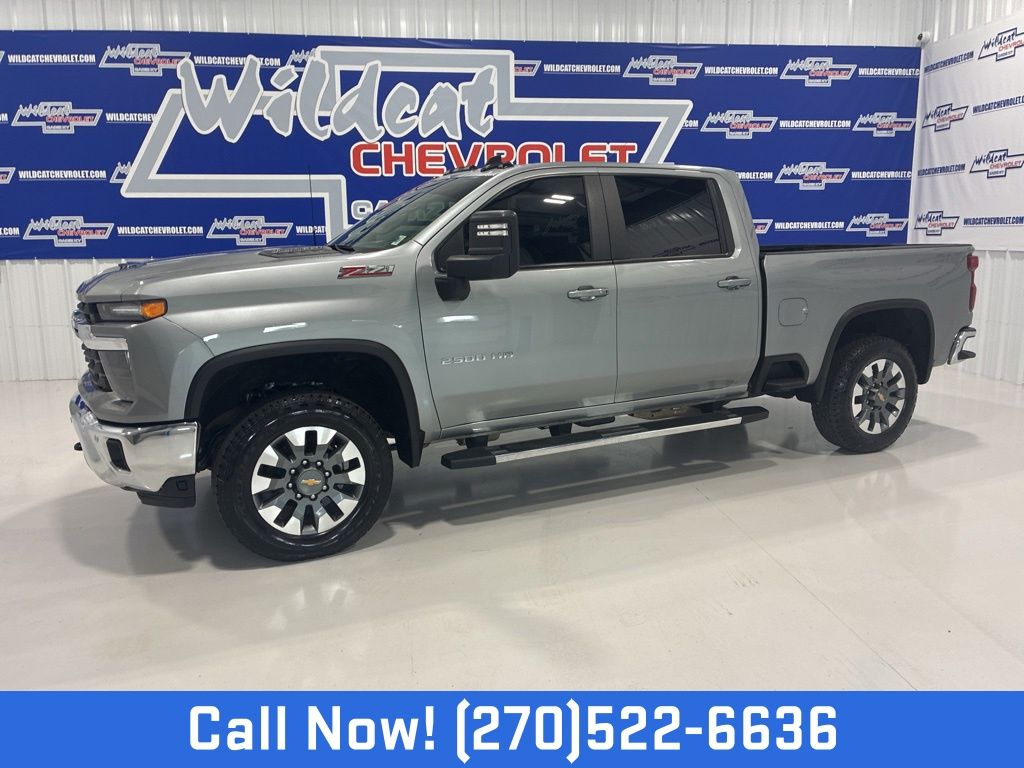 Sterling Gray Metallic 2025 Chevrolet Silverado 2500HD Pickup Truck Four-Wheel Drive Automatic