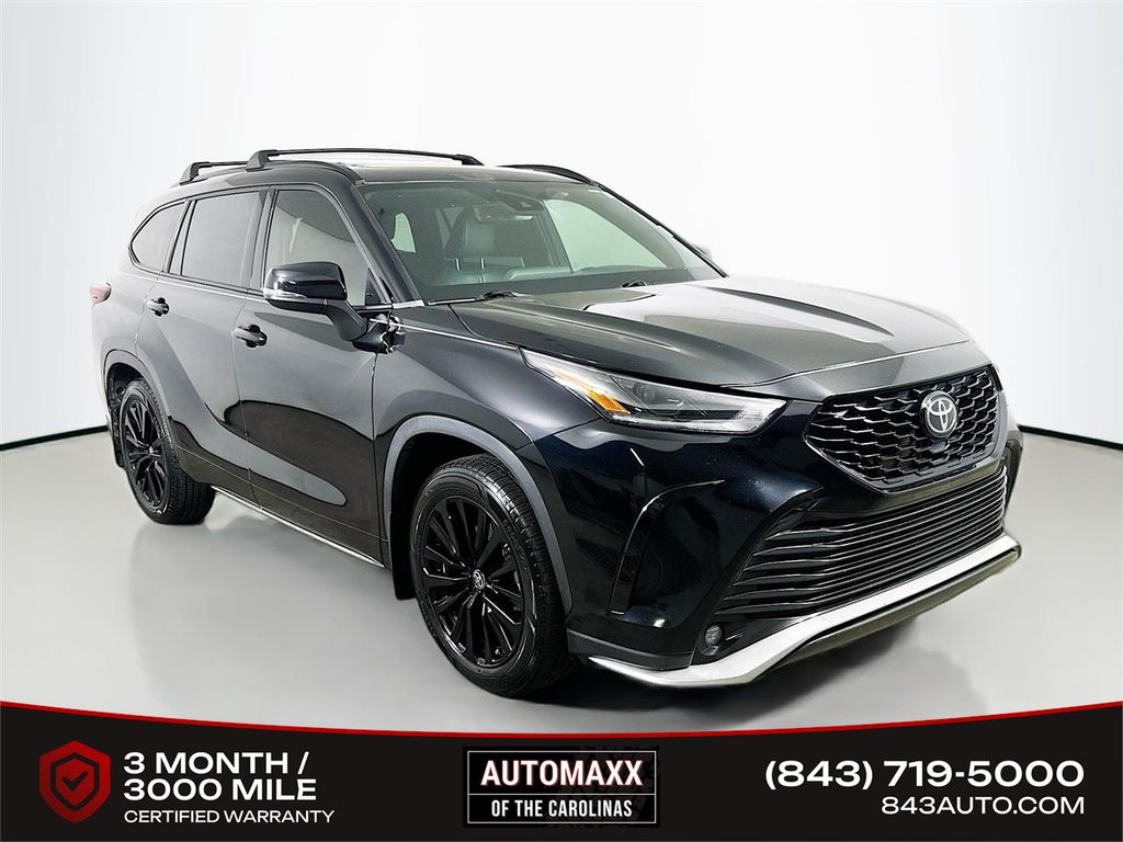 Midnight Black Metallic 2024 Toyota Highlander SUV / Crossover Front-Wheel Drive 8-Speed Automatic