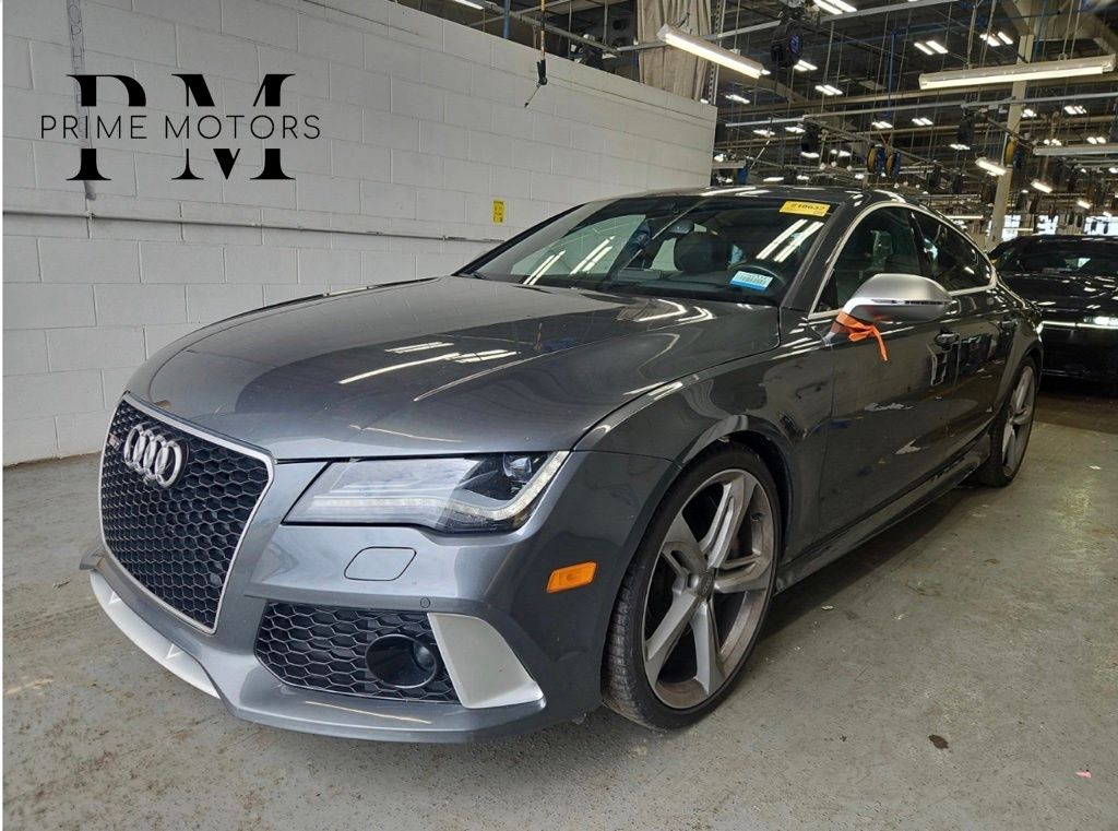Gray 2014 Audi RS 7 Sedan All-Wheel Drive 8-Speed Automatic