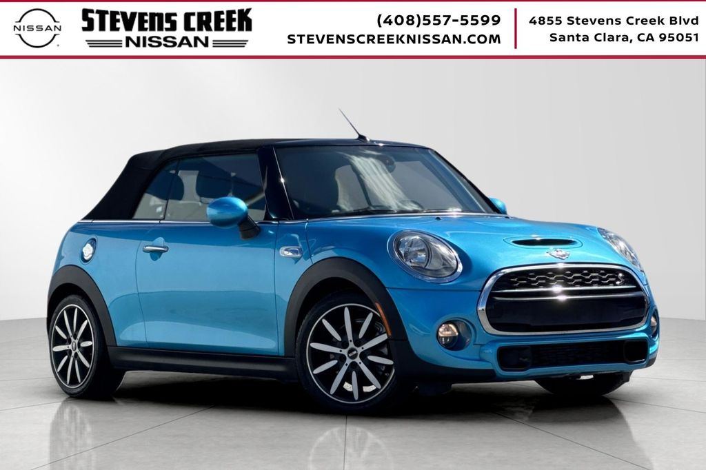 Electric Blue Metallic 2016 MINI Cooper Convertible Front-Wheel Drive 6-Speed Automatic