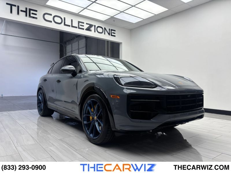 Gray (Arctic Grey) 2025 Porsche Cayenne Coupe GTS AWD Coupe All-Wheel Drive 8-Speed Automatic