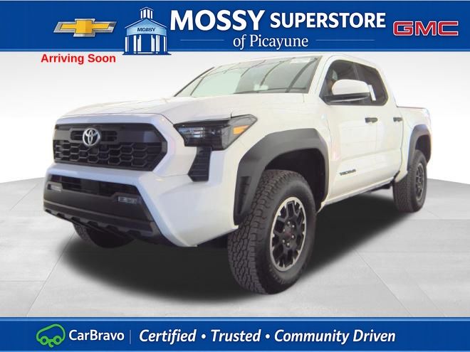 White 2025 Toyota Tacoma Limited Double Cab 4WD Pickup Truck Four-Wheel Drive 8-Speed Automatic