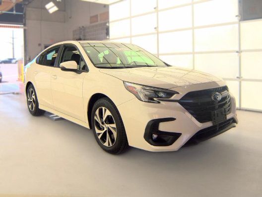Crystal White Pearl 2025 Subaru Legacy Sedan All-Wheel Drive Continuously Variable Transmission