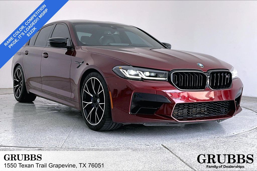Individual Aventurin Red Metallic 2021 BMW M5 AWD Sedan All-Wheel Drive 8-Speed Automatic
