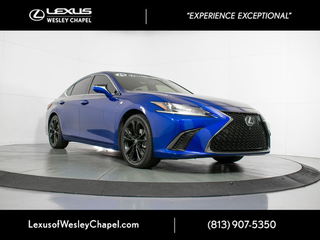 Ultrasonic Blue 2.0 2024 Lexus ES 350 F Sport Handling FWD Sedan Front-Wheel Drive 8-Speed Automatic